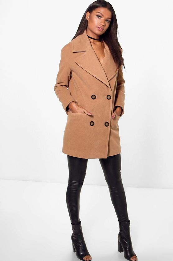 Harriet Oversized Collar Double Breasted Coat